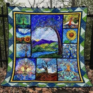 Tree Of Life Quilt Blanket  Quilt